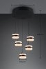 Lampa wisząca LED okrągła wielopunktowa designerska nowoczesna ściemnialna dekoracyjna DIOS 331430532 Trio